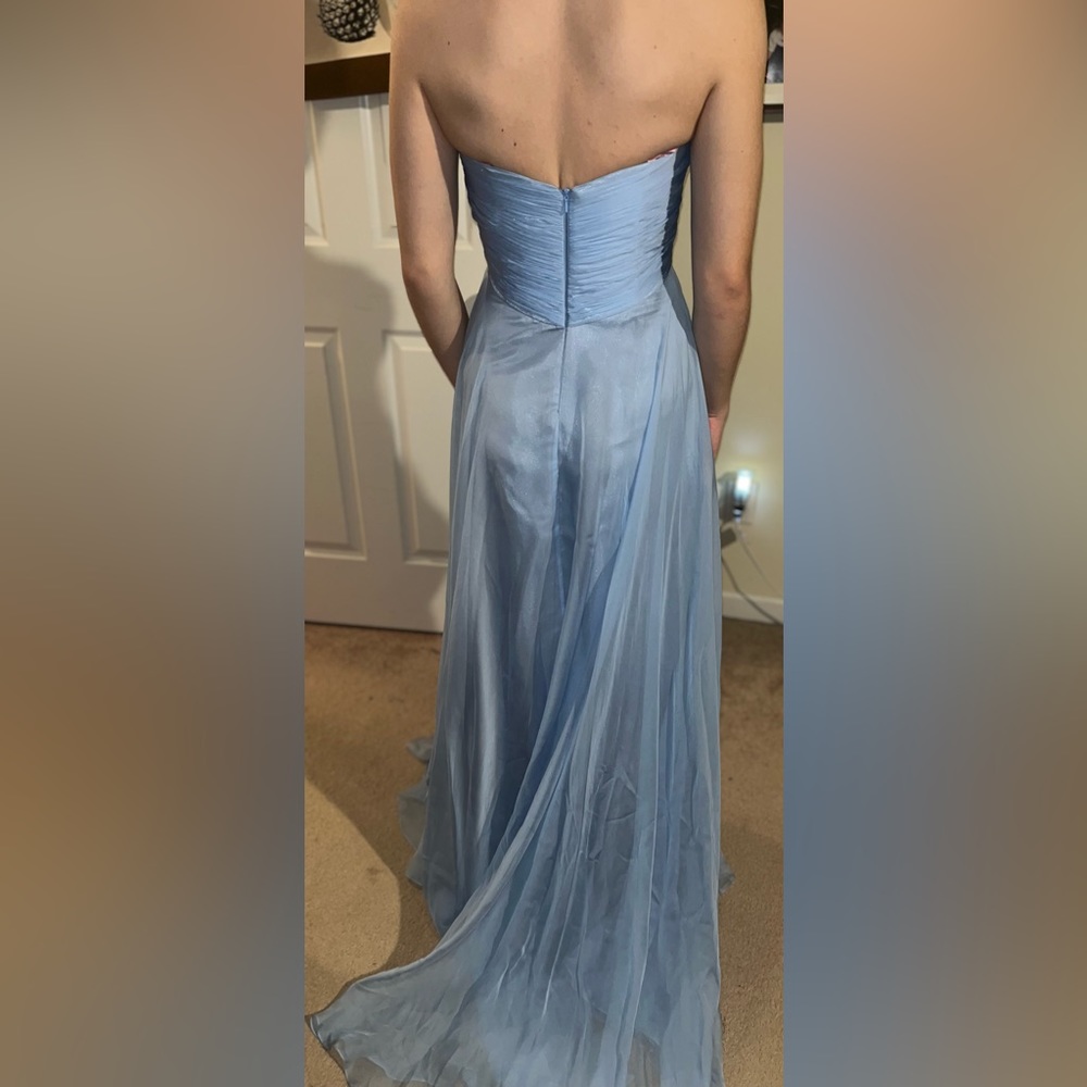 NWOT Rhinestoned Strapless Gown - Picture 4 of 5